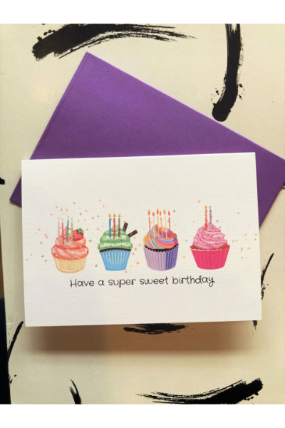Greeting Card - Super Sweet Bday